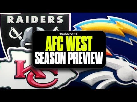 AFC West Season Preview and Predictions: Can the Chiefs Win Their 10th Straight Division Title?