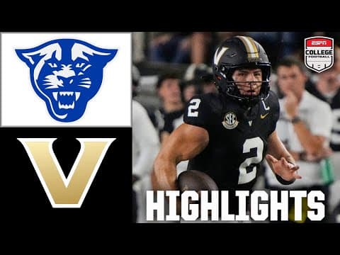 Georgia State Panthers vs. Vanderbilt Commodores | Full Game Highlights | ESPN College Football
