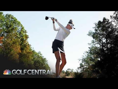 Nelly Korda surges up CME Group Tour Champ. leaderboard in Round 2 | Golf Central | Golf Channel