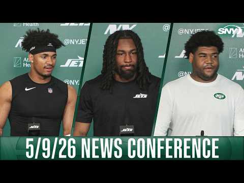 Kenyon Sadiq, Omar Cooper Jr. and Anez Cooper on adjusting to the Jets as rookies