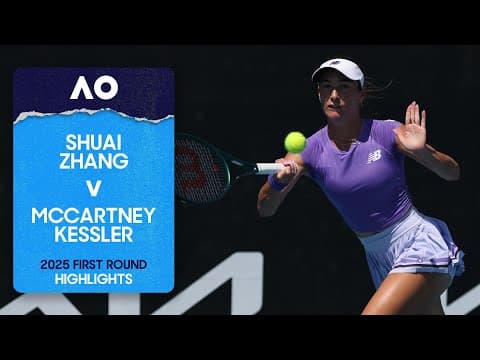 Emiliana Arango v McCartney Kessler Highlights | Australian Open 2026 First Round