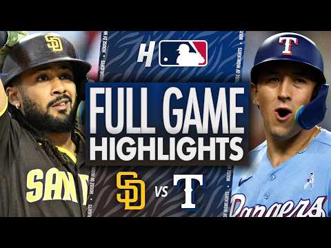 San Diego Padres vs Texas Rangers - FULL GAME HIGHLIGHTS 🔥 June 21, 2026 MLB Season