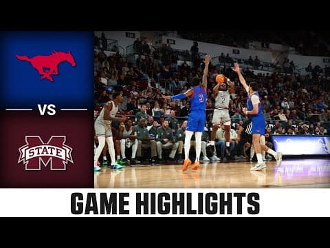 SMU vs. Mississippi State Game Highlights | 2025-26 ACC Men's Basketball