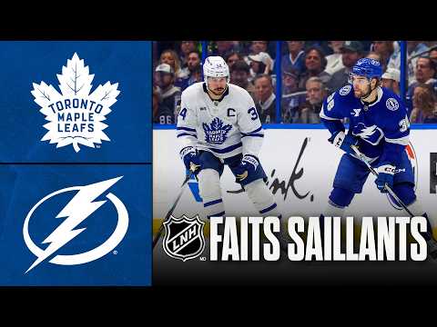 Maple Leafs vs Lightning 25/02/26 | Faits saillants
