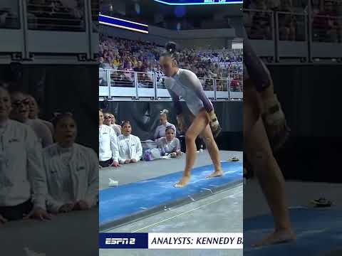 Kailin Chio scores a 9.9625 on vault at 2026 NCAA gymnastics semis