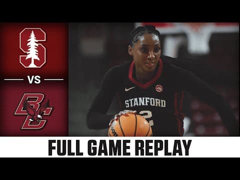 Stanford vs. Boston College Full Game Replay | 2025-26 ACC Women's Basketball