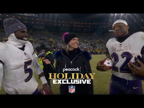 Derrick Henry praises 'unselfishness' of Ravens' offensive line, TEs, WRs | SNF | NFL on NBC