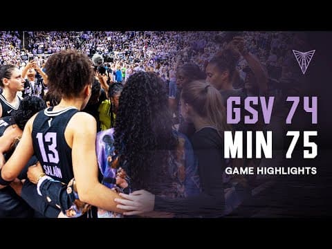 Golden State Valkyries at Minnesota Lynx GAME HIGHLIGHTS | September 18, 2025