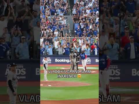 Vladimir Guerrero Jr.’s Grand Slam against the Yankees in French! #Postseason #MLB #BlueJays #ALDS