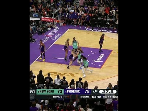 🚨 PHOENIX ELIMINATE DEFENDING CHAMPION LIBERTY TO ADVANCE IN WNBA PLAYOFFS 🚨