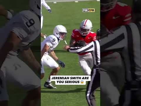 Coming in at No. 9️⃣ - Ohio State's Jeremiah Smith made this INSANE catch vs Penn State 😲🔥