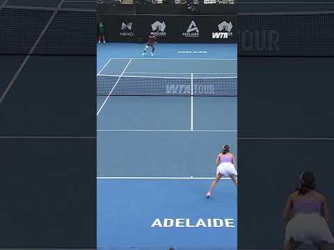 It’s all about the footwork 👟 #WTA #AdelaideInternational #KimberlyBirrell