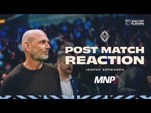 Jesper Sørensen's Post-Victory Reaction 🎙️ | VAN 3-0 DAL | Presented by MNP