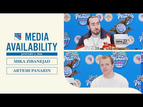 2026 Winter Classic: Mika Zibanejad and Artemi Panarin Postgame Availability | Jan. 2, 2026
