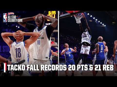 Tacko Fall HIGHLIGHTS from the 2026 NBA All-Star Celebrity game 🤩