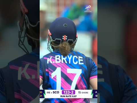 Cracking six from Kathryn Bryce en route to a #T20WorldCup fifty 👌