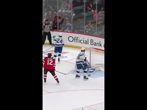 Paul Cotter with a Short Goal vs. Tampa Bay Lightning