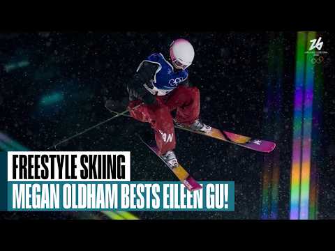 Megan Oldham holds off Eileen Gu for freeski big air gold