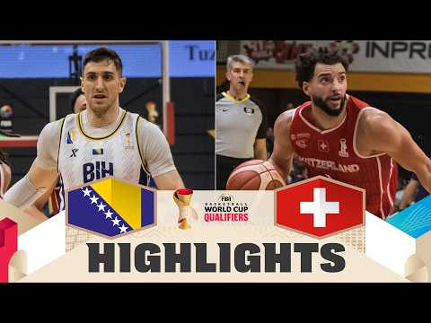 BIH 🇧🇦 v SUI 🇨🇭 | Highlights | FIBA Basketball World Cup 2027 European Qualifiers