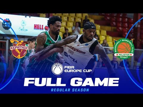 LIVE - Keravnos BC v KK Pelister | FIBA Europe Cup 2025-26 | Regular Season