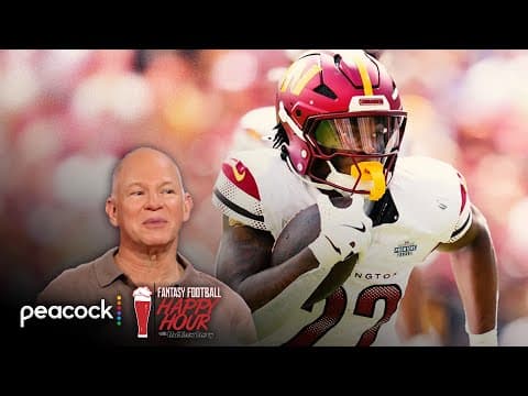 Expect fantasy 'ramp up' for RB Jacory Croskey-Merritt | Fantasy Football Happy Hour | NFL on NBC