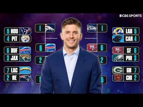 NFL analyst predicts UPDATED NFL Playoff bracket, crowns a Super Bowl winner 🏆