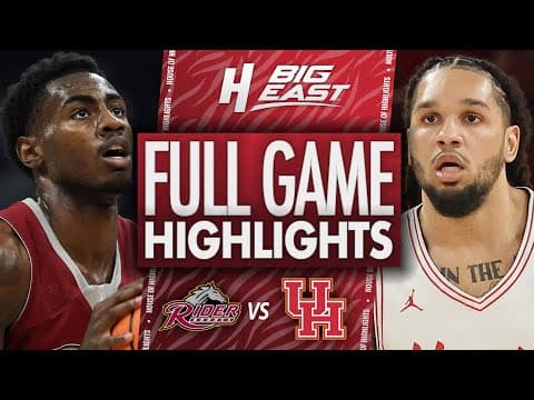 Rider vs Houston - FULL GAME HIGHLIGHTS | November 20, 2025 | BIG EAST Basketball
