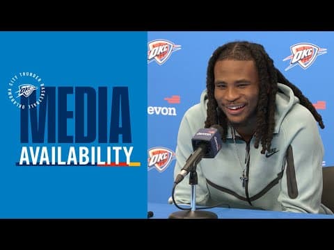 Cason Wallace on OKC's mentality at halftime | Post Game Media | December 05, 2025