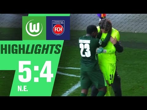 Per Elferkrimi ins Halbfinale | Highlights | A-Junioren | VfL Wolfsburg - 1. FC Heidenheim