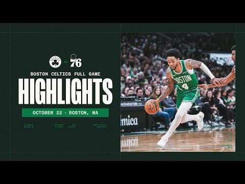 Boston Celtics fall 117-116 to Philadelphia 76ers on Opening Night | Extended Highlights