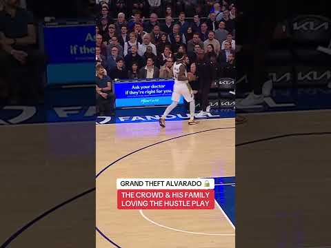 Alvarado is showing out at home 🔒