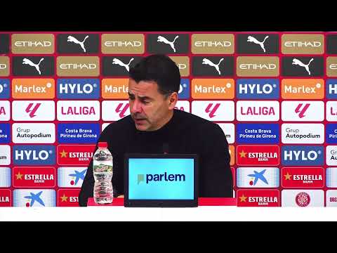 Roda de Premsa de Míchel Sánchez, en el post partit del GIRONA FC vs CELTA