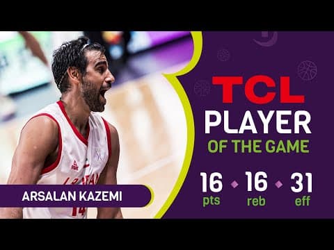 Arsalan Kazemi (16 PTS | 16 REB) | TCL Player Of The Game | IRI 🇮🇷 vs IRI 🇳🇿 | FIBA Asia Cup 2825