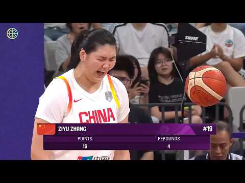 7'3" Ziyu Zhang Dominates Women's Asia Cup | FIBA Basketball