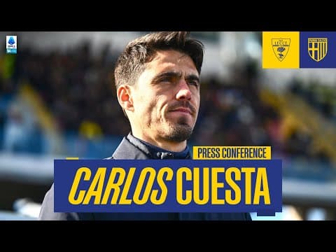 Press Conference | Carlos Cuesta | Lecce-Parma | Serie A Enilive 2025/26