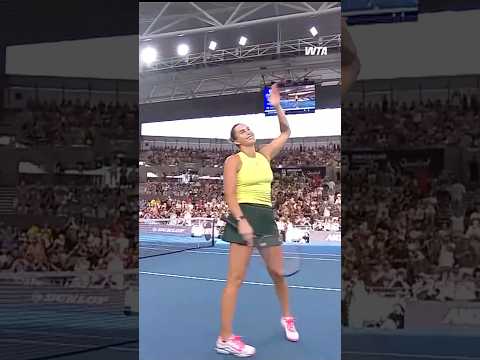 22nd career title secured 👊 #WTA #ArynaSabalenka #BrisbaneTennis #tennis