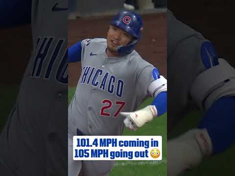 This Seiya Suzuki HR ties the fastest pitch hit for a Postseason HR in pitch tracking era (2008) 😳