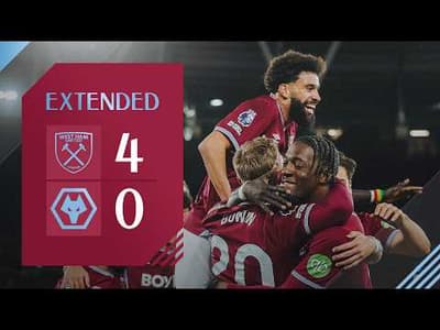 Dinos and Taty Crush Wolves ⚒️ | West Ham 4-0 Wolves | Premier League Extended Highlights