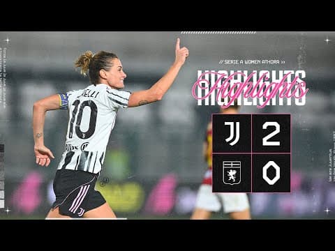 Juventus Women 2-0 Genoa | HIGHLIGHTS Serie A Women