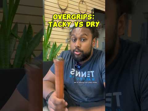 Do you prefer dry or tacky? #tennis #tennisequipment #tenniswarehouse #tennisgear #tennisgearreview