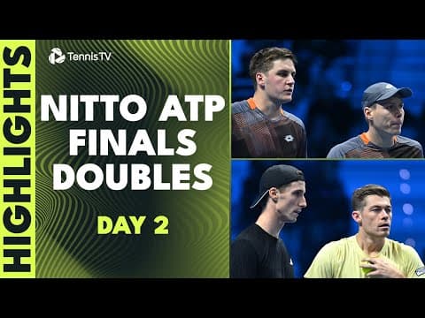 Skupski/Salisbury, Heliovaara/Patten & More Begin Campaigns | Nitto ATP Finals 2025 Highlights Day 2