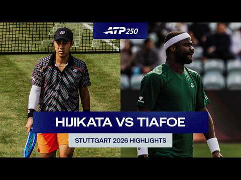 Rinky Hijikata vs. Frances Tiafoe Highlights | Stuttgart 2026 Round 2