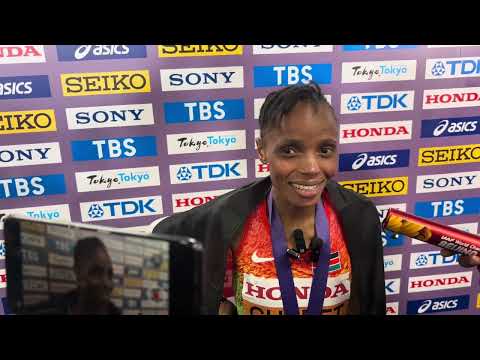 Beatrice Chebet Reacts to 10,000/5000 Double at 2025 Tokyo World Championships 