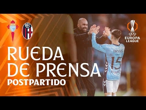 Claudio Giráldez: "Tenemos que estar todos unidos"