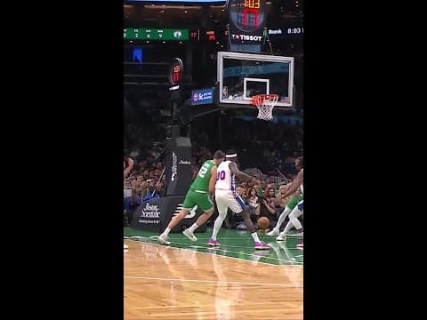 Ant's first bucket 🪣 #nba #celtics #shorts