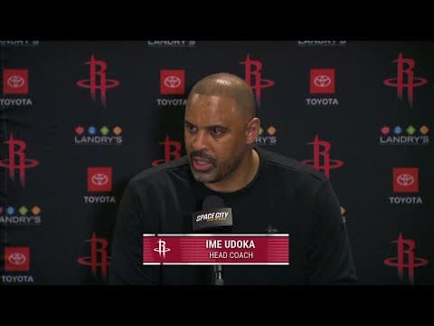 Press Conference by Ime Udoka vs Hornets