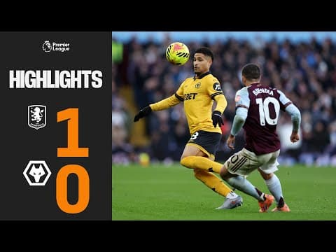 Narrow derby defeat | Aston Villa 1-0 Wolves | Highlights
