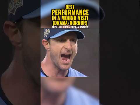 Best Performance in a Drama/Horror Mound Visit. 😱🏆Winner: Max  Scherzer (refusing to leave)