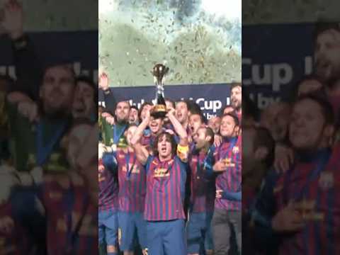 OTD in 2011, we win the Club World Cup against Santos 🌍 🏆 #shorts #fcbarcelona #shortvideo