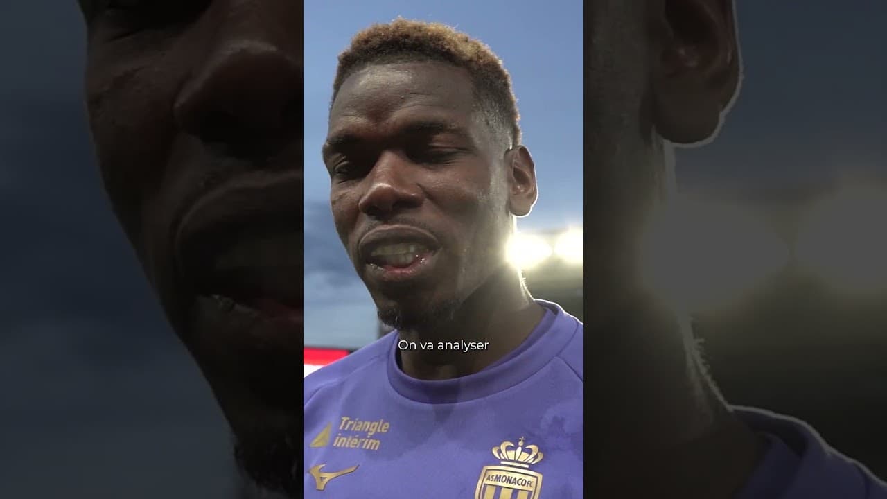La réaction de Pogba après Metz (1-2) - AS MONACO